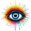 manipulative survivor, super empath, musculine design for men. against narcissist with an evil eye talisman tattoo design idea