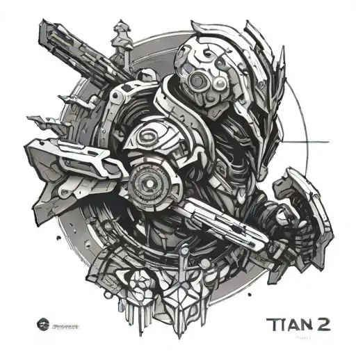 Destiny 2 Titan tattoo design idea