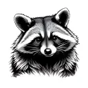 Welding Racoon tattoo design idea