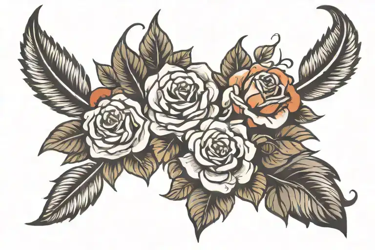 Content tattoo design idea