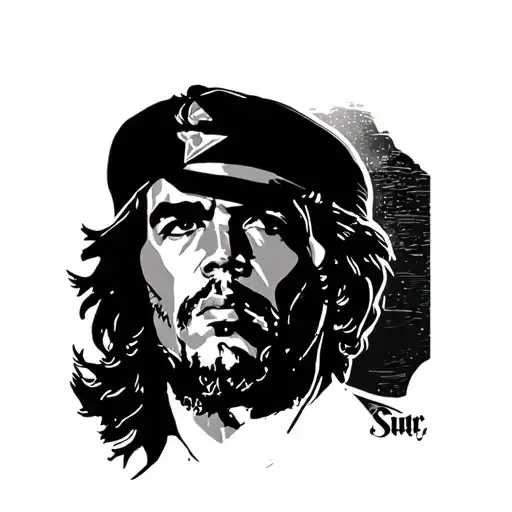 Che guevara make tattoo design idea