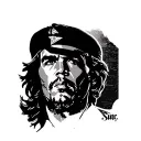 Che guevara make tattoo design idea