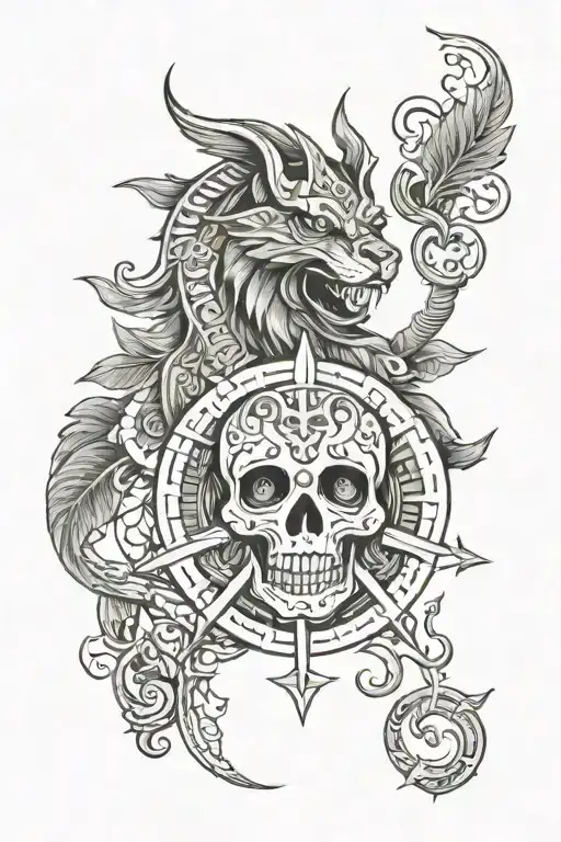 Generate references for a tattoo on the wrist in Slavic style, the tattoo should carry the meaning of the fight against hypocrisy tattoo design idea