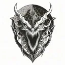 Venom tattoo design idea