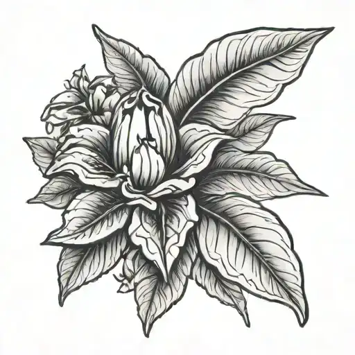 Pecan tattoo design idea