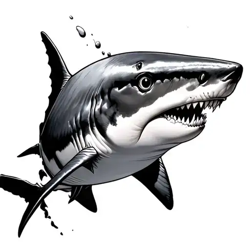 Sand Tiger Shark tattoo design idea