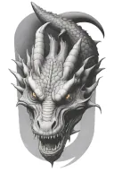 reptile hand tattoo design idea