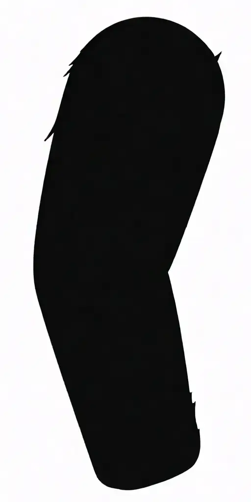 angry wolf in the woods chasing tattoo design idea