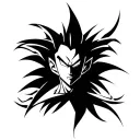 Vegeta tattoo design idea