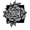 2004 written tattoo design idea