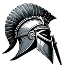 Greek Spartan tattoo design idea