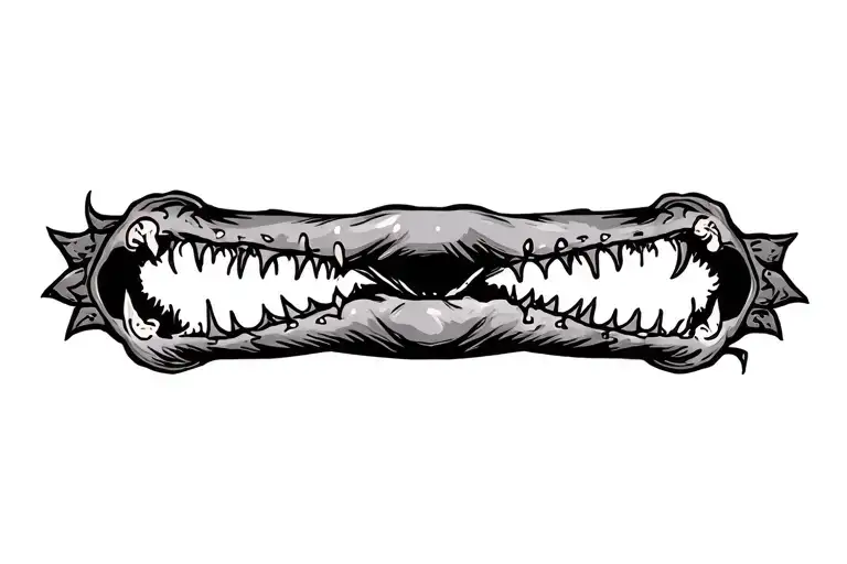 dog bite mark tattoo tattoo design idea