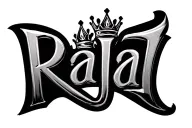 the word "Raja" with a crown in between the R and the J. just the word tattoo design idea