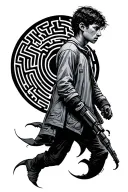 maze runner tattoo design idea