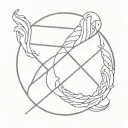 a phrase of loyalty and a figure of unity tattoo design idea