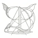 a phrase of loyalty and a figure of unity tattoo design idea