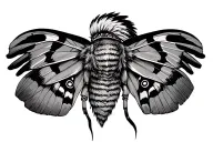 Chief Moth tattoo design idea