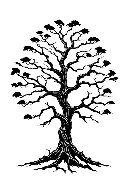 Poison Tree tattoo design idea