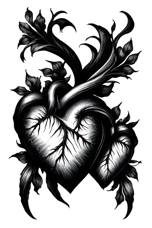 sibling 1 of 3 sibling heart tattoo tattoo design idea