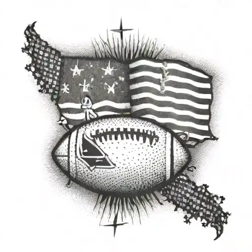 New Jersey, Florida, Football, Cross tattoo design idea