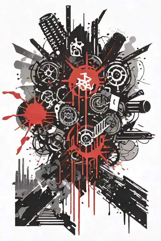 Alan Wake Light Symbol tattoo design idea