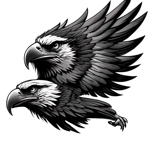 Harley Davidson Eagle tattoo design idea