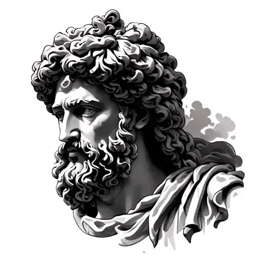 4 stoic virtues marcus aurelius tattoo design idea