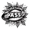 Everything Passes tattoo design idea