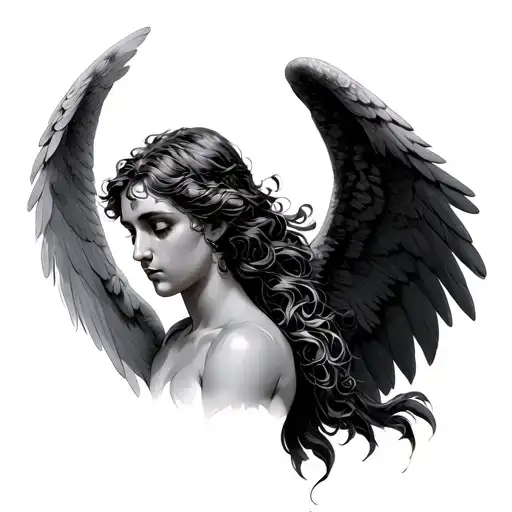 Angel Raphael tattoo design idea
