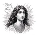 psalm 23:4 tattoo design idea