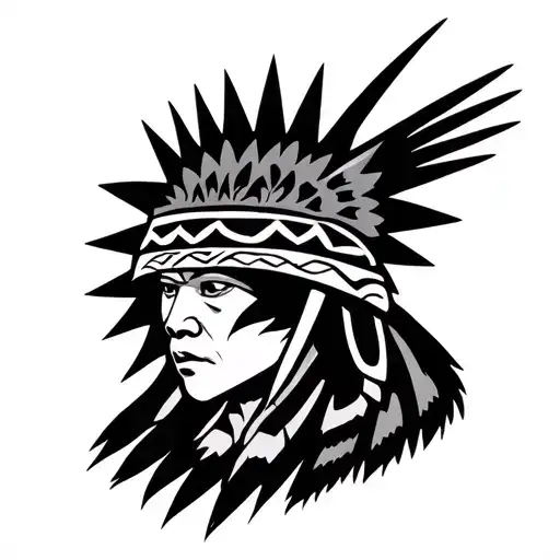 Inuit tattoo design idea