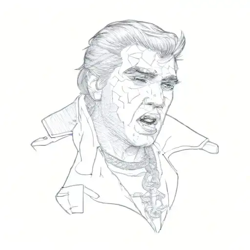 elvis presley tattoo design idea