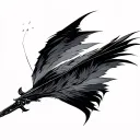 Kite tattoo design idea