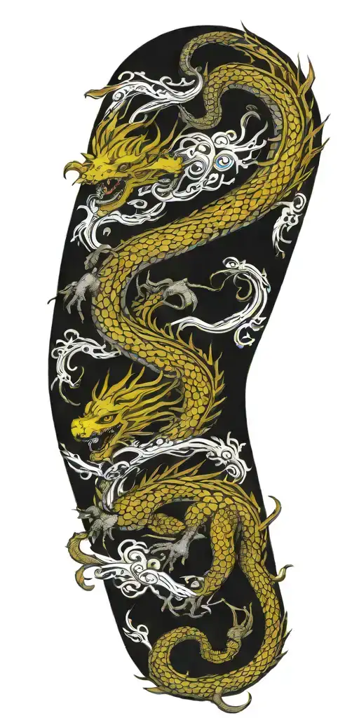 chinese zodiac wood dragon tattoo tattoo design idea