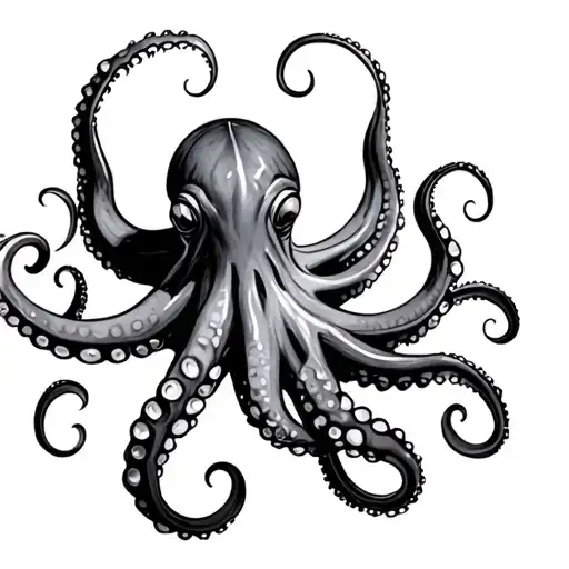 Octopus tattoo design idea