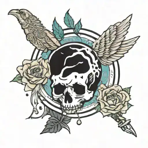 last night on earth by green day tattoo design idea