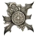 tooled leather half sleeve tattoo design idea