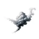 Filler Clouds and Smoke tattoo design idea