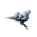 Filler Clouds and Smoke tattoo design idea