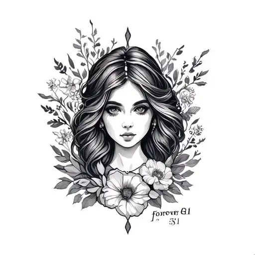 forever girl proverbs 31 tattoo design idea