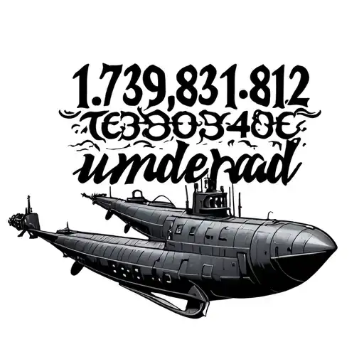 "1,739,831,842 undead" submarines nuclear weapons nautical themed tattoo tattoo design idea