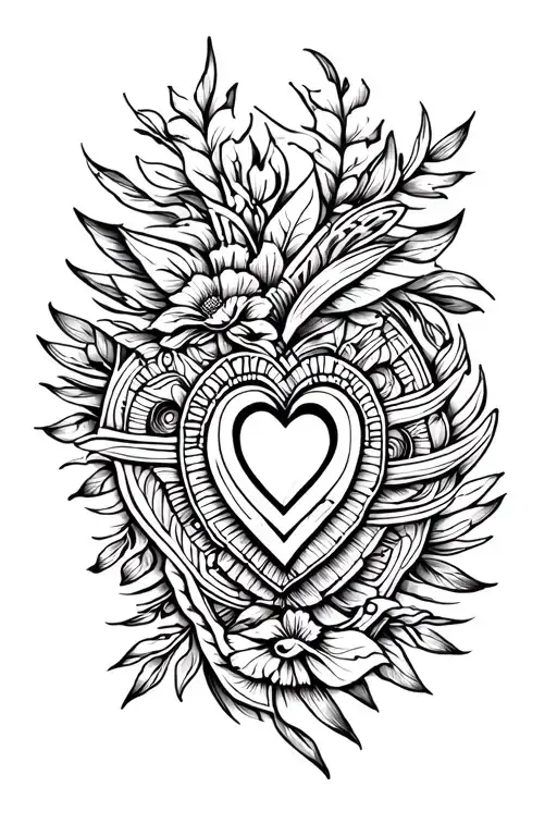 A Polynesian tattoo that evokes the vagaries of love tattoo design idea