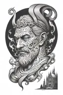 The story of Job from the Bible tattoo design idea