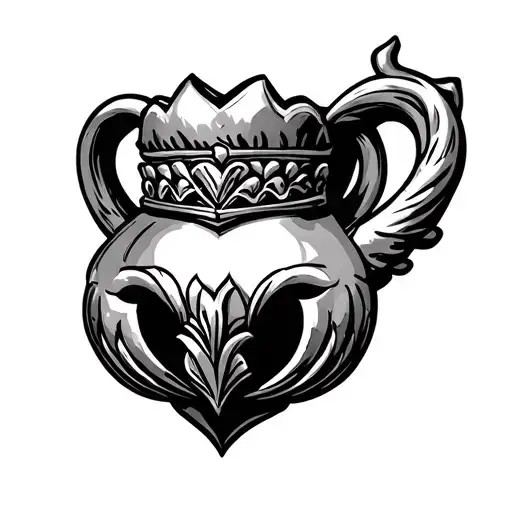 Claddagh tattoo design idea