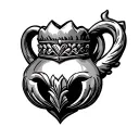 Claddagh tattoo design idea