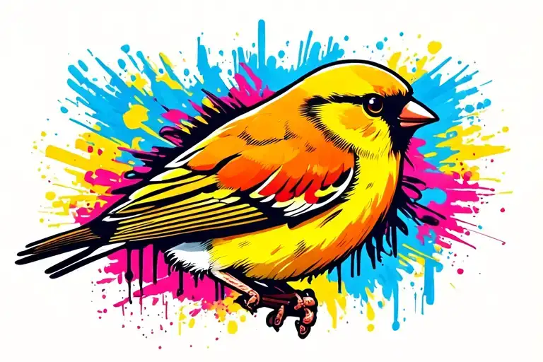 Stay Gold Ponyboy, Stay Gold finch tattoo design idea