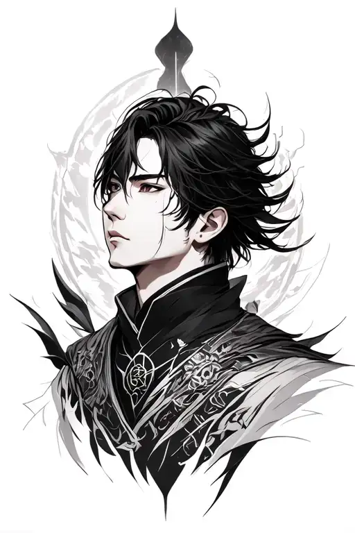 solo leveling anime jinwoo igris beru bellion cha hae-in tattoo design idea