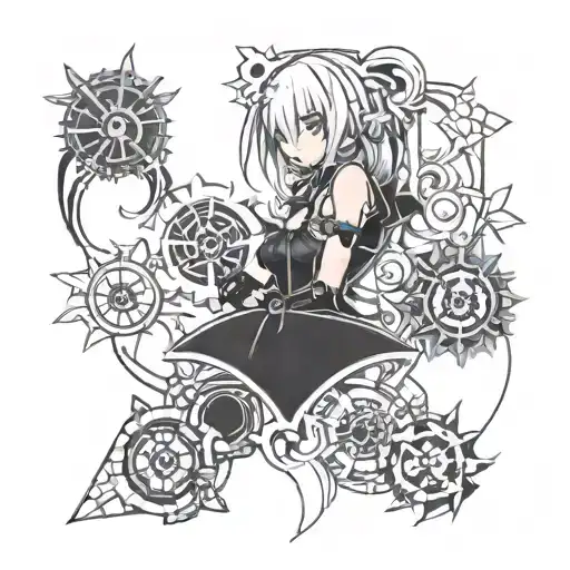 grimoire weiss nier automata tattoo design idea