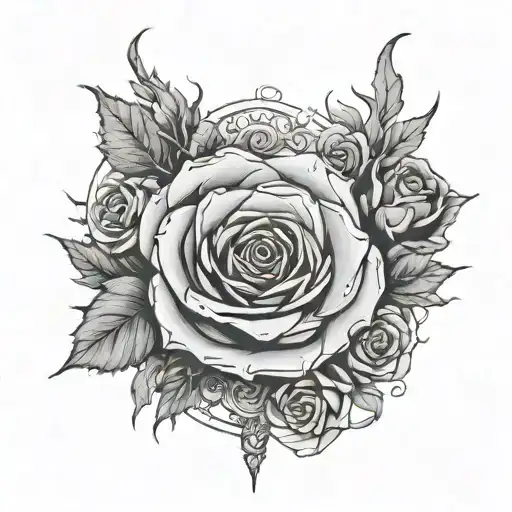 a court of thorns and roses tattoo design idea
