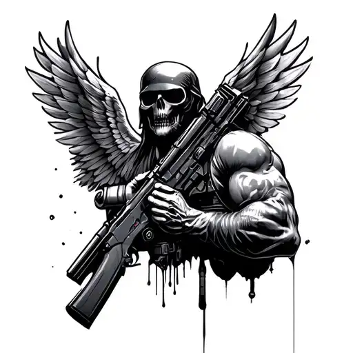 Delta Force tattoo design idea